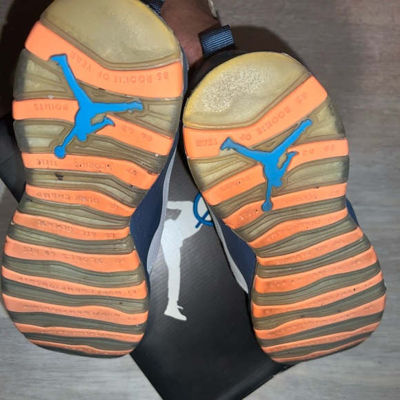 2013 Authentic Air Jordan Retro 10 Grey & Blue - Picture 4 of 5